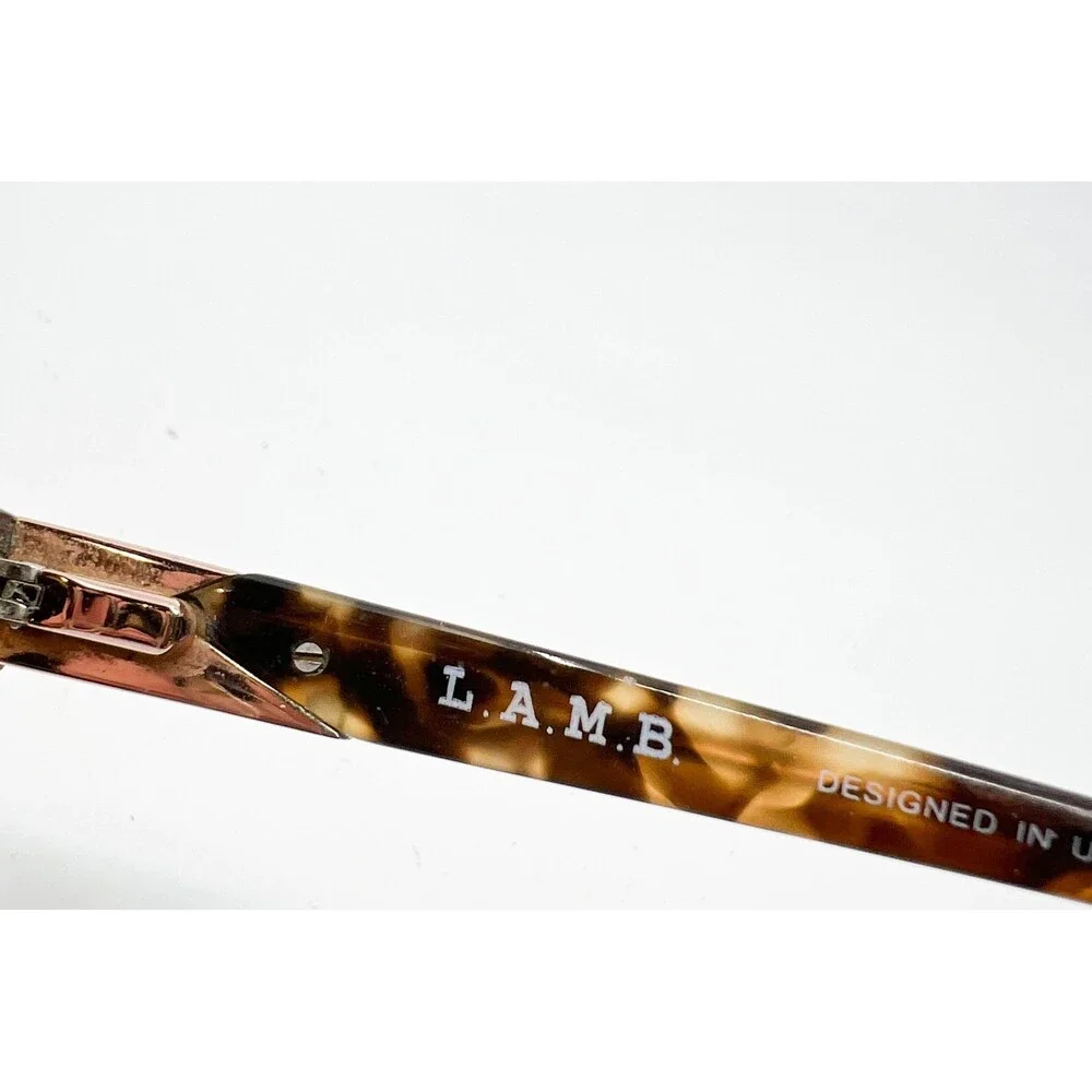 L.A.M.B. Eyeglasses Womens Tortoise Cat Eye LA083 52-17-140 - Picture 6 of 7